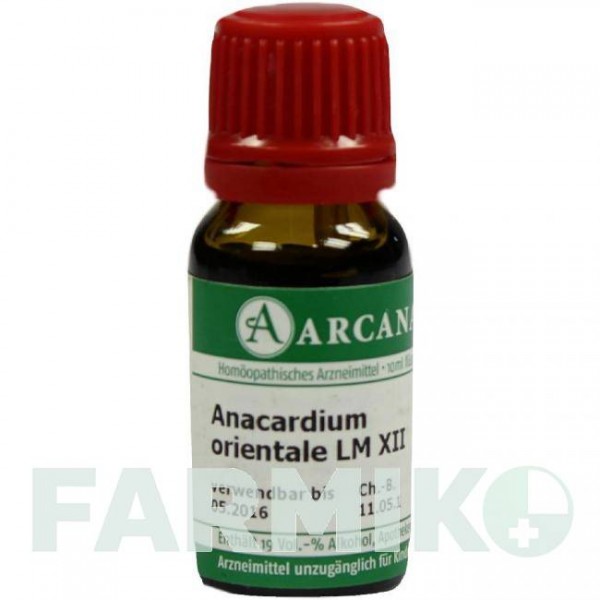 АНАКАРДИУМ ОРИЕНТАЛЕ (ANACARDIUM ORIENTALE) LM 12 раствор 10 мл - Гомеопатия ARCANA DR.SEWERIN