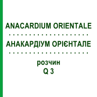 АНАКАРДІУМ ОРІЄНТАЛЕ (ANACARDIUM ORIENTALE) Q 3 розчин 15 мл - Гомеопатія GUDJONS