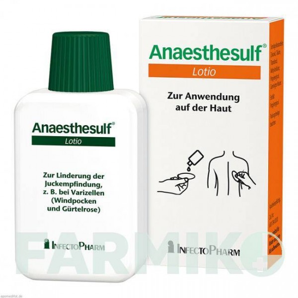 АНЕСТЕСУЛЬФ (ANAESTHESULF) лосьон 50 г - Полидоканол (лауромакрогол 400) INFECTOPHARM