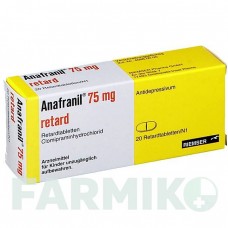 АНАФРАНИЛ (ANAFRANIL) 75 мг таблетки 20 шт - Кломипрамин ESTEVE PHARMACEUTICALS
