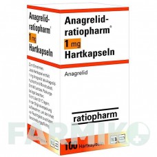 АНАГРЕЛИД (ANAGRELID) 1 мг капсулы 100 шт - Анагрелид RATIOPHARM