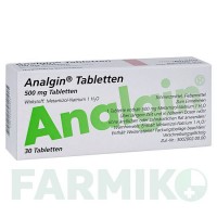АНАЛЬГІН (ANALGIN) таблетки 30 шт - Метамізол натрію ABANTA PHARMA