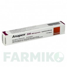 АНАПЕН (ANAPEN) 500 мкг раствор 1 шт - Эпинефрин BIOPROJET