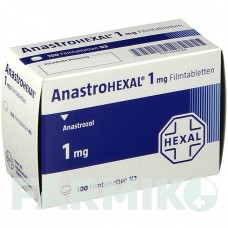 АНАСТРОГЕКСАЛ (ANASTROHEXAL) 1 мг таблетки 100 шт - Анастрозол HEXAL