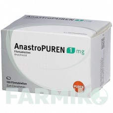 АНАСТРОПУРЕН (ANASTROPUREN) 1 мг таблетки 100 шт - Анастрозол PUREN PHARMA
