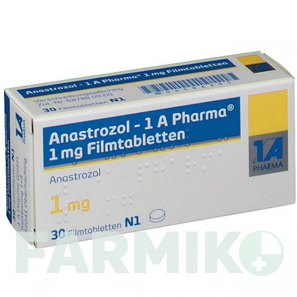 АНАСТРОЗОЛ (ANASTROZOL) 1 мг таблетки 30 шт - Анастрозол 1 A PHARMA