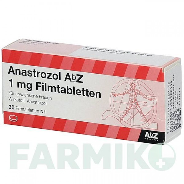 АНАСТРОЗОЛ (ANASTROZOL) 1 мг таблетки 30 шт - Анастрозол ABZ PHARMA