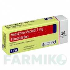 АНАСТРОЗОЛ (ANASTROZOL) 1 мг таблетки 30 шт - Анастрозол ACCORD HEALTHCARE