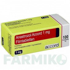 АНАСТРОЗОЛ (ANASTROZOL) 1 мг таблетки 100 шт - Анастрозол ACCORD HEALTHCARE
