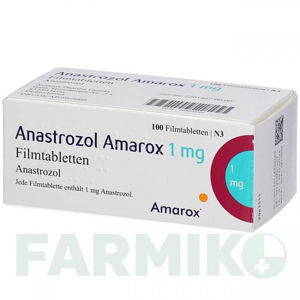 АНАСТРОЗОЛ (ANASTROZOL) 1 мг таблетки 60 шт - Анастрозол AMAROX PHARMA
