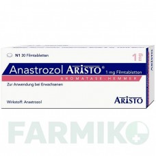 АНАСТРОЗОЛ (ANASTROZOL) 1 мг таблетки 30 шт - Анастрозол ARISTO PHARMA