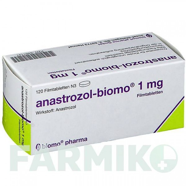 АНАСТРОЗОЛ (ANASTROZOL) 1 мг таблетки 120 шт - Анастрозол BIOMO PHARMA