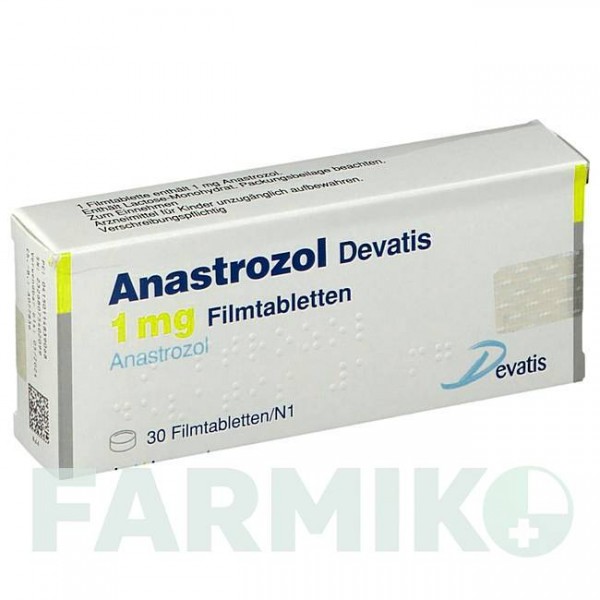 АНАСТРОЗОЛ (ANASTROZOL) 1 мг таблетки 30 шт - Анастрозол DEVATIS