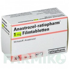 АНАСТРОЗОЛ (ANASTROZOL) 1 мг таблетки 30 шт - Анастрозол RATIOPHARM