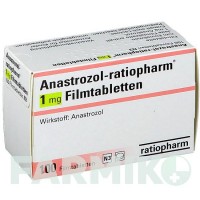 АНАСТРОЗОЛ (ANASTROZOL) 1 мг таблетки 100 шт - Анастрозол RATIOPHARM
