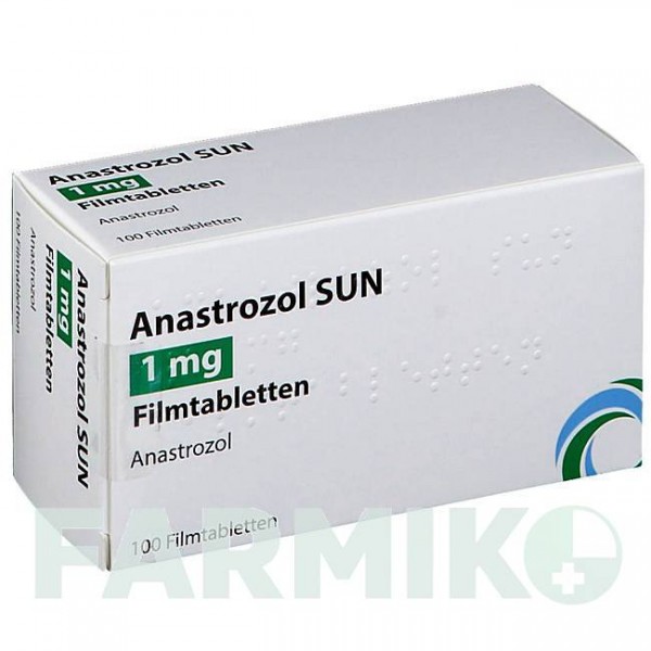 АНАСТРОЗОЛ (ANASTROZOL) 1 мг таблетки 100 шт - Анастрозол SUN PHARMACEUTICALS