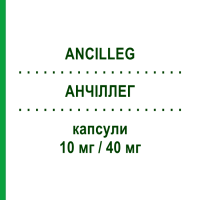 АНЧИЛЛЕГ (ANCILLEG) 10 мг/40 мг капсулы 30 шт - Аторвастатин, Эзетимиб SANDOZ