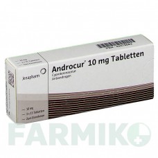 АНДРОКУР (ANDROCUR) 10 таблетки 3x15 шт - Ципротерон JENAPHARM