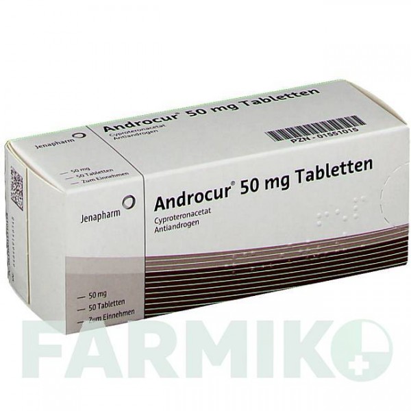 АНДРОКУР (ANDROCUR) таблетки 50 шт - Ципротерон JENAPHARM