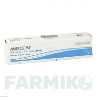 АНЕСДЕРМ (ANESDERM) 25 мг/г + 25 мг/г крем 30 г - Активні речовини PIERRE FABRE