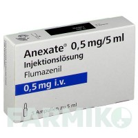 АНЕКСАТ (ANEXATE) 0,5 мг/5 мл раствор 5x5 мл - Флумазенил CHEPLAPHARM