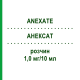 АНЕКСАТ (ANEXATE) 1,0 мг/10 мл раствор 5x10 мл - Флумазенил CHEPLAPHARM