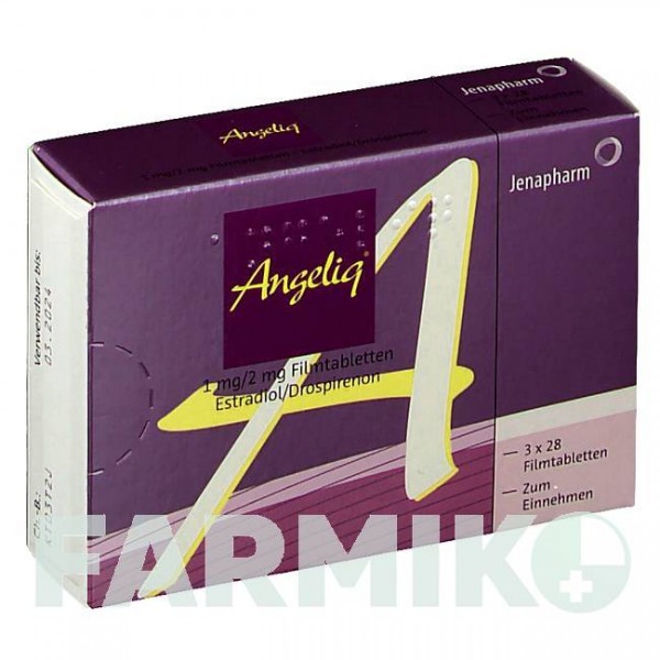 АНЖЕЛИК (ANGELIQ) таблетки 3x28 шт - Дроспиренон, Эстроген JENAPHARM