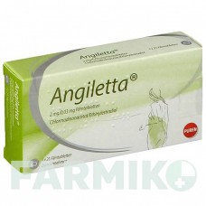 АНГИЛЕТТА (ANGILETTA) 2 мг/0,03 мг таблетки 1x21 шт - Хлормадинон, Этинилэстрадиол PUREN PHARMA