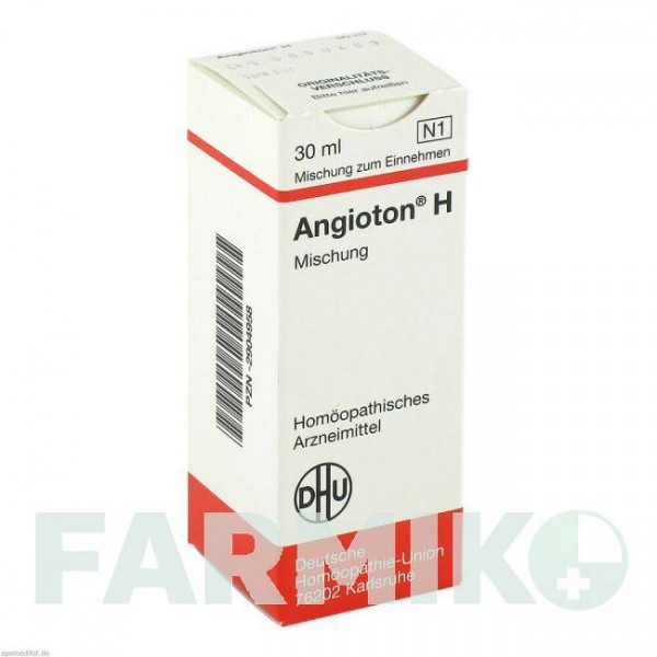АНГИОТОН (ANGIOTON) смесь 30 мл - Гомеопатия DHU