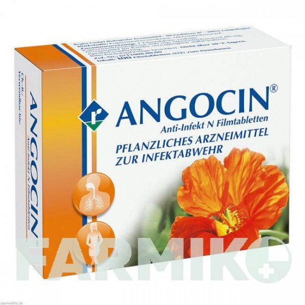 АНГОЦИН (ANGOCIN) таблетки 100 шт - Растительные вещества REPHA