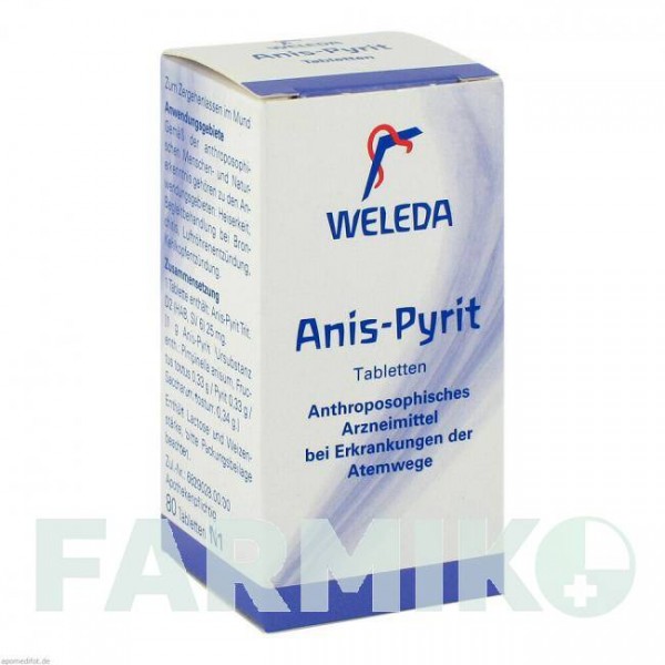 АНИС ПИРИТ (ANIS PYRIT) таблетки 80 шт - Гомеопатия WELEDA