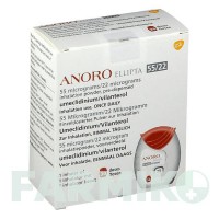 АНОРО ЭЛЛИПТА (ANORO ELLIPTA) 55 мкг/22 мкг 30 доз порошок 1 шт - Вилантерол, Умеклидиния бромид GLAXOSMITHKLINE