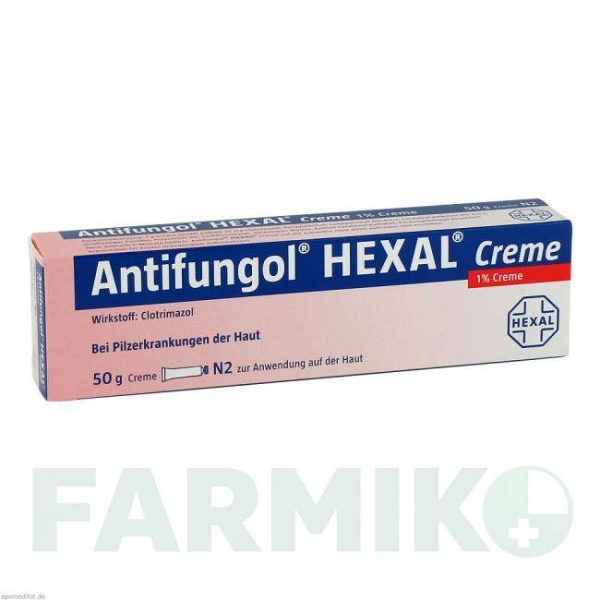 АНТИФУНГОЛ (ANTIFUNGOL) крем 50 г - Клотримазол HEXAL