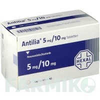АНТИЛІЯ (ANTILIA) 5 мг/10 мг таблетки 100 шт - Розувастатин, Езетиміб HEXAL