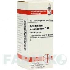 АНТИМОНИУМ АРСЕНИКОЗУМ (ANTIMONIUM ARSENICOSUM) C 30 глобули 10 г - Гомеопатия DHU