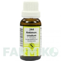 АНТИМОНІУМ КРУДУМ (ANTIMONIUM CRUDUM) розчин 20 мл - Гомеопатія NESTMANN PHARMA