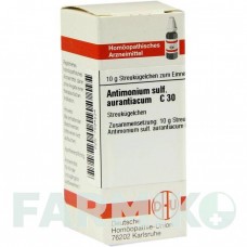 АНТИМОНИУМ СУЛЬФУРАТУМ (ANTIMONIUM SULFURATUM) C 30 глобули 10 г - Гомеопатия DHU