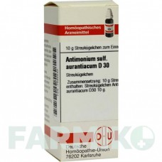 АНТИМОНИУМ СУЛЬФУРАТУМ (ANTIMONIUM SULFURATUM) D 30 глобули 10 г - Гомеопатия DHU