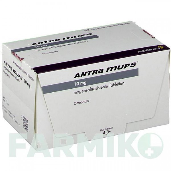 АНТРА МАПС (ANTRA MUPS) 10 мг таблетки 90 шт - Омепразол CHEPLAPHARM