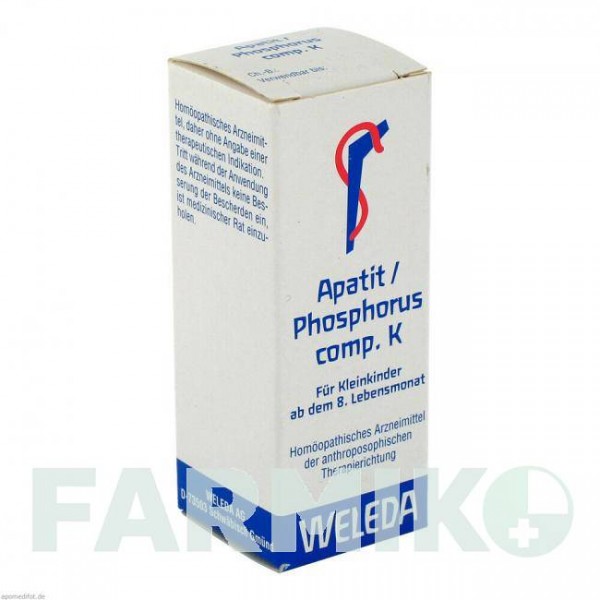 АПАТИТ ФОСФОРУС (APATIT PHOSPHORUS) суміш 20 мл - Гомеопатія WELEDA