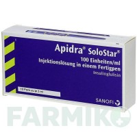 ЭПАЙДРА (APIDRA) 100 ЕД/мл раствор 10x3 мл - Инсулин глулизин CC PHARMA