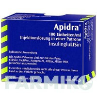 ЕПАЙДРА (APIDRA) 100 ОД/мл картриджі 10x3 мл - Інсулін глулізин SANOFI