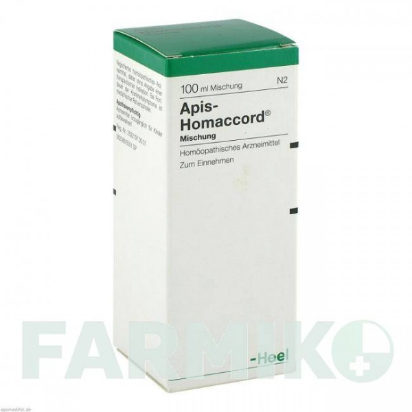 АПИС ХОМАККОРД (APIS HOMACCORD) капли 100 мл - Гомеопатия BIOLOGISCHE HEILMITTEL HEEL