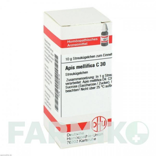 АПИС МЕЛЛИФИКА (APIS MELLIFICA) C 30 глобули 10 г - Гомеопатия DHU