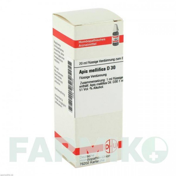 АПИС МЕЛЛИФИКА (APIS MELLIFICA) D 30 раствор 20 мл - Гомеопатия DHU