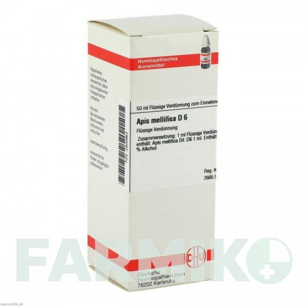 АПИС МЕЛЛИФИКА (APIS MELLIFICA) D 6 раствор 50 мл - Гомеопатия DHU