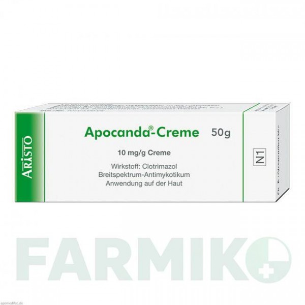 АПОКАНДА (APOCANDA) крем 50 г - Клотримазол ARISTO PHARMA