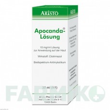 АПОКАНДА (APOCANDA) раствор 20 мл - Клотримазол ARISTO PHARMA