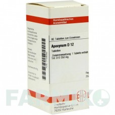 АПОЦИНУМ (APOCYNUM) D 12 таблетки 80 шт - Гомеопатия DHU