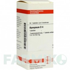 АПОЦИНУМ (APOCYNUM) D 4 таблетки 80 шт - Гомеопатия DHU